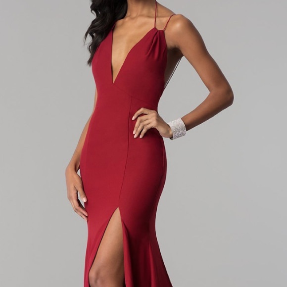 NWT Red Prom Dress - Formal Gown - Military Ball - Picture 3 of 6